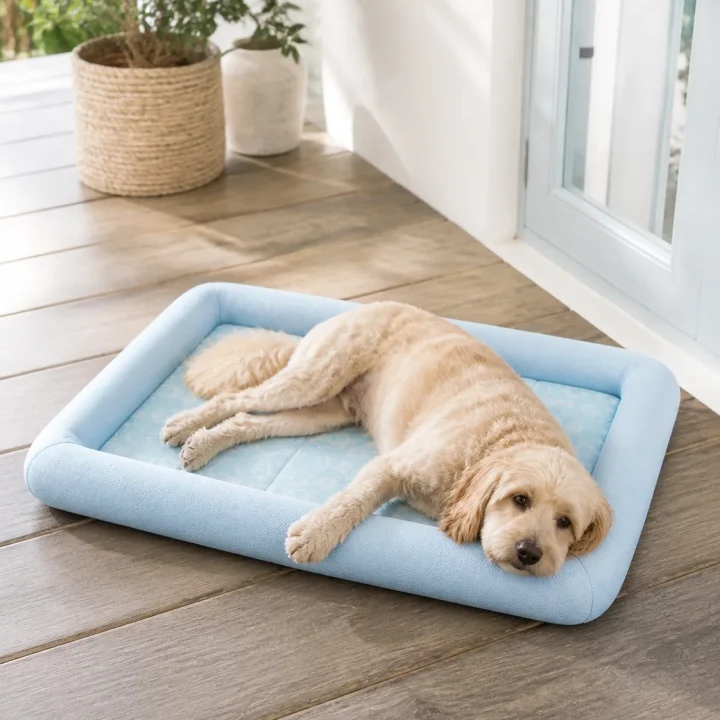 Tapis rafraîchissant Aube en situation