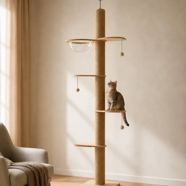 Colonne plafond Fil en situation