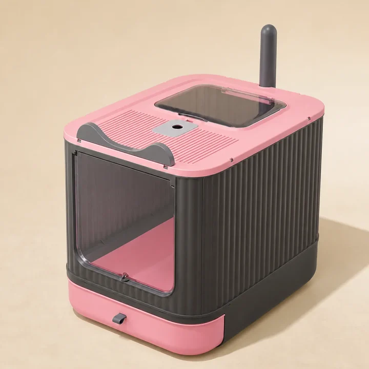 Litière double entrée Cube – vue produit