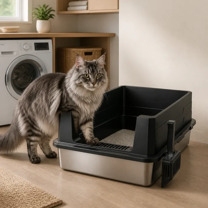 Bac inox XXL Forteresse en situation