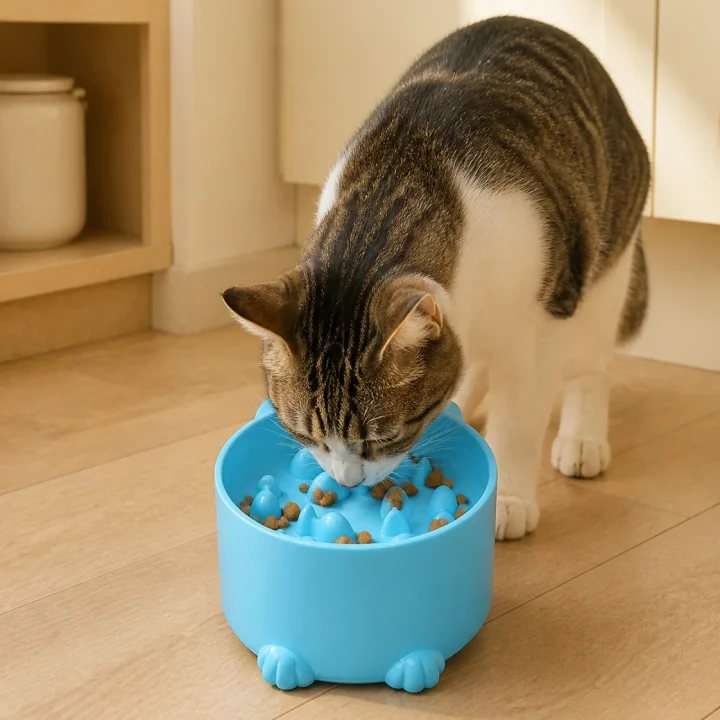 Gamelle lente Pattes en situation