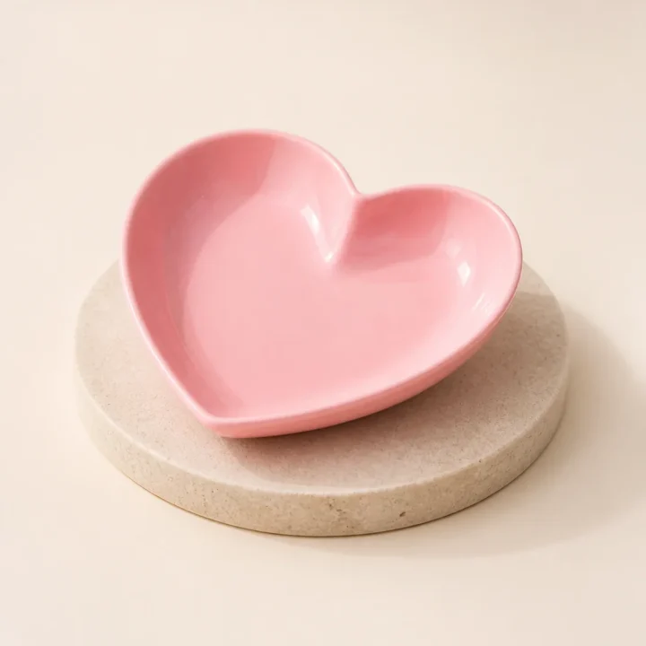 Assiette cœur Tendre – vue produit