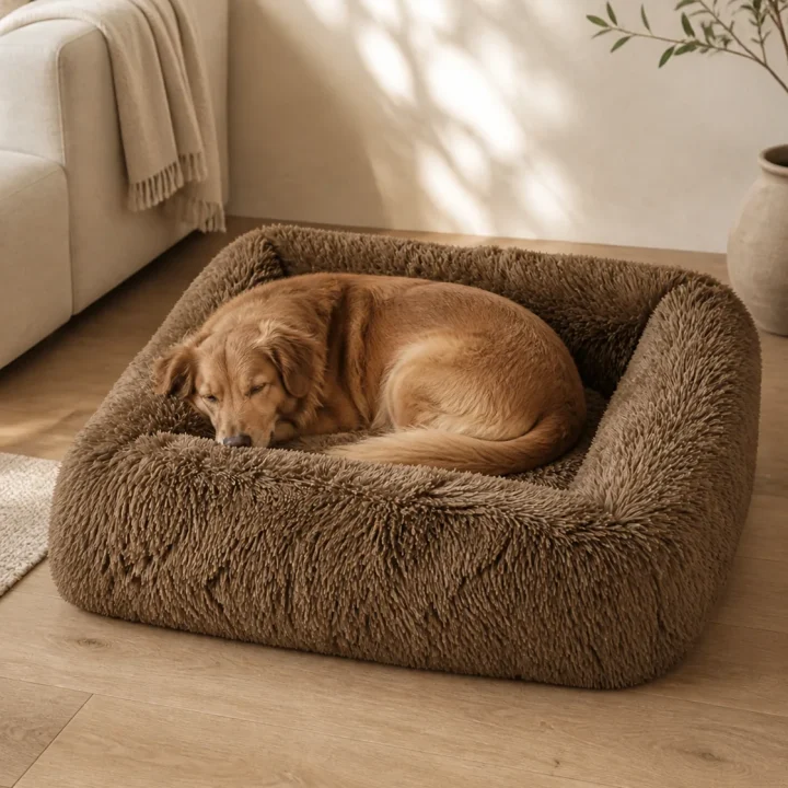 Panier peluche Dune en situation