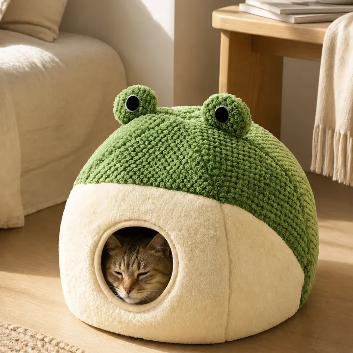 Cocon grenouille Mousse en situation