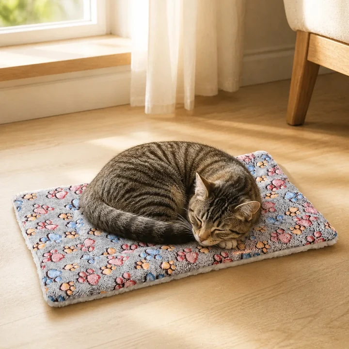 Matelas imprimé Pétale en situation
