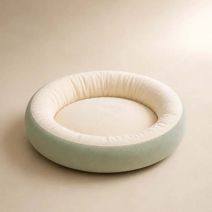 Panier rond Velours – vue produit