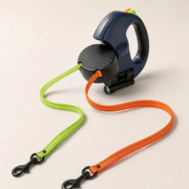 Laisse double Orbitale – vue produit