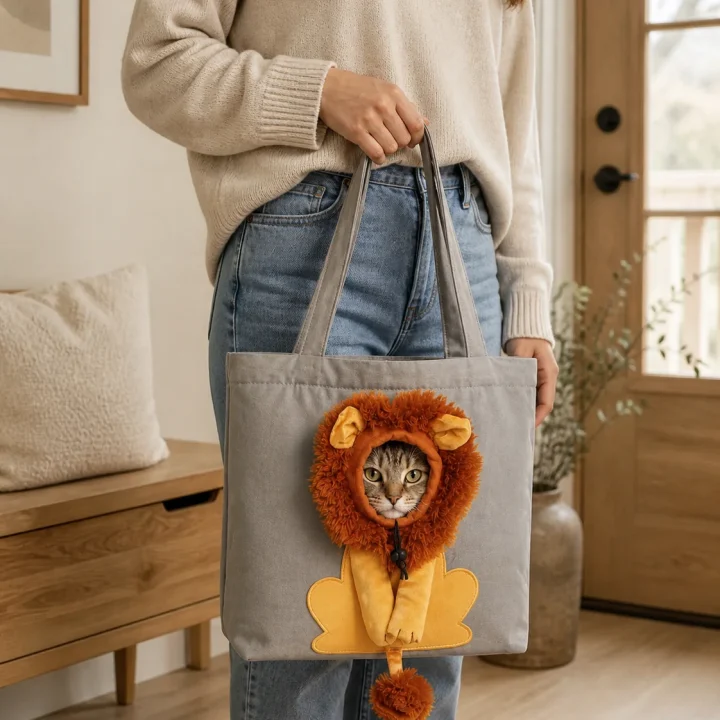 Cabas Lionceau en situation