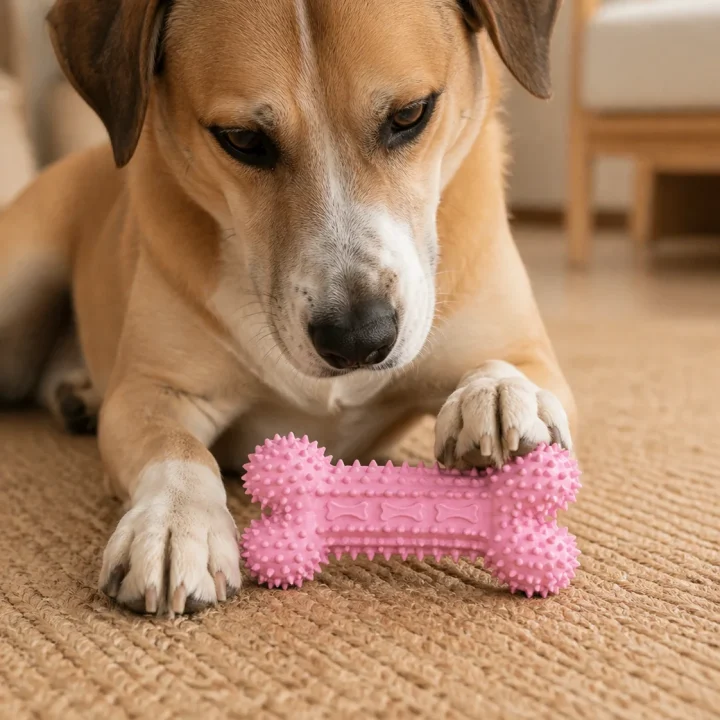 Jouets à mâcher Rosace en situation