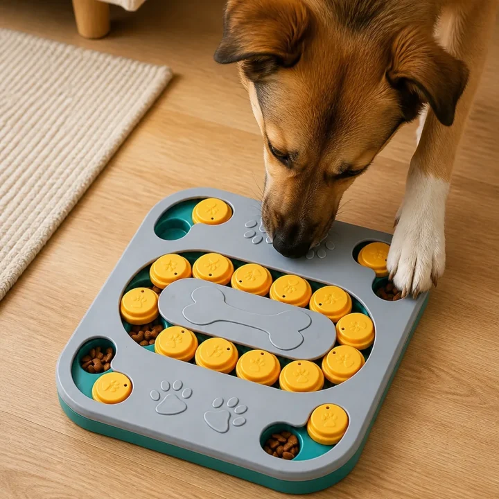 Puzzles friandises Atelier en situation