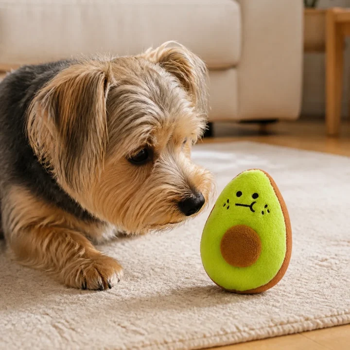 Peluches fruits Tendre en situation