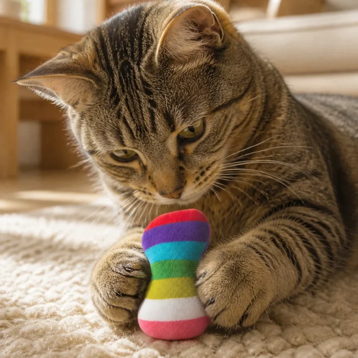 Peluche Confettis en situation