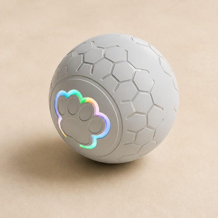 Balle interactive Patte Céleste — Gris patte