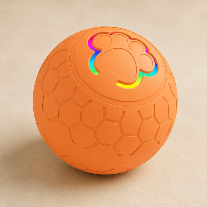 Balle interactive Patte Céleste — Orange patte