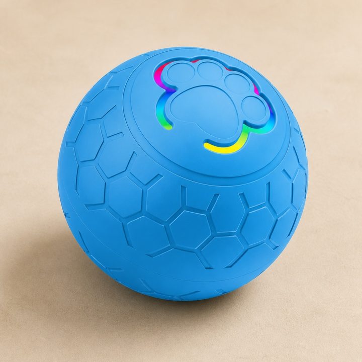 Balle interactive Patte Céleste — Bleu patte