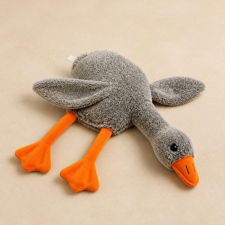 Canard peluche Corail — Gris