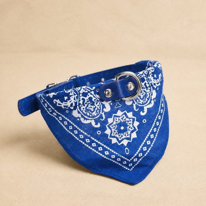 Collier bandana Sirocco — bleu