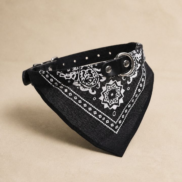 Collier bandana Sirocco — noir