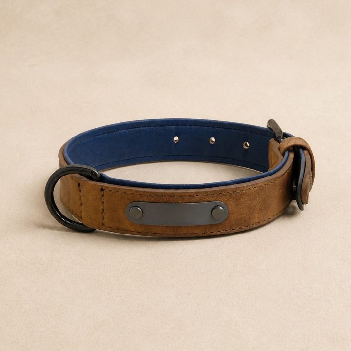 Collier fin personnalisé Rivage — cognac