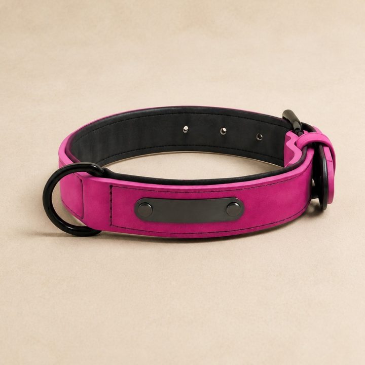 Collier fin personnalisé Rivage — framboise