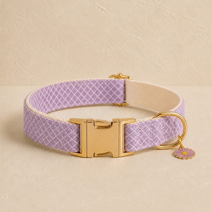 Collier pastel personnalisé Aube — lilas
