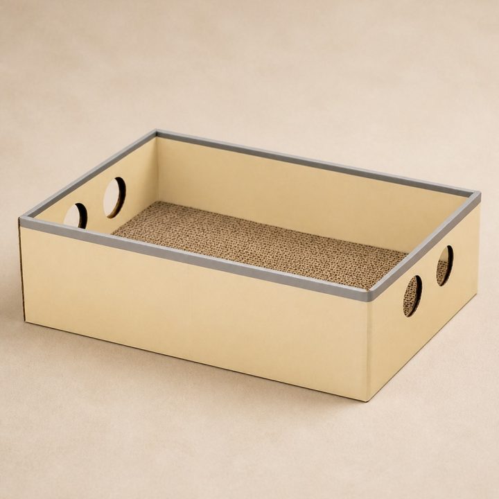 Corbeille griffoir Mosaïque — beige house
