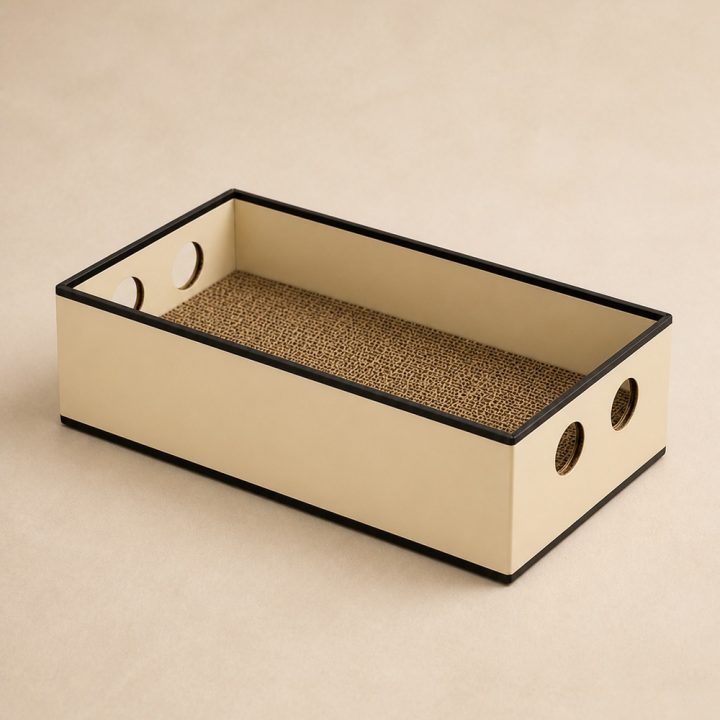 Corbeille griffoir Mosaïque — beige perfectly