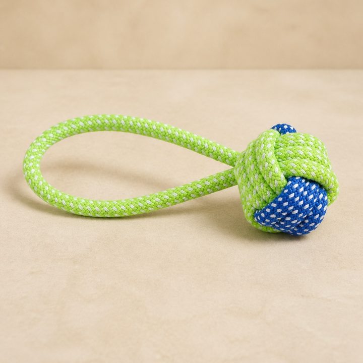Cordes nouées Menthe — Boucle-balle