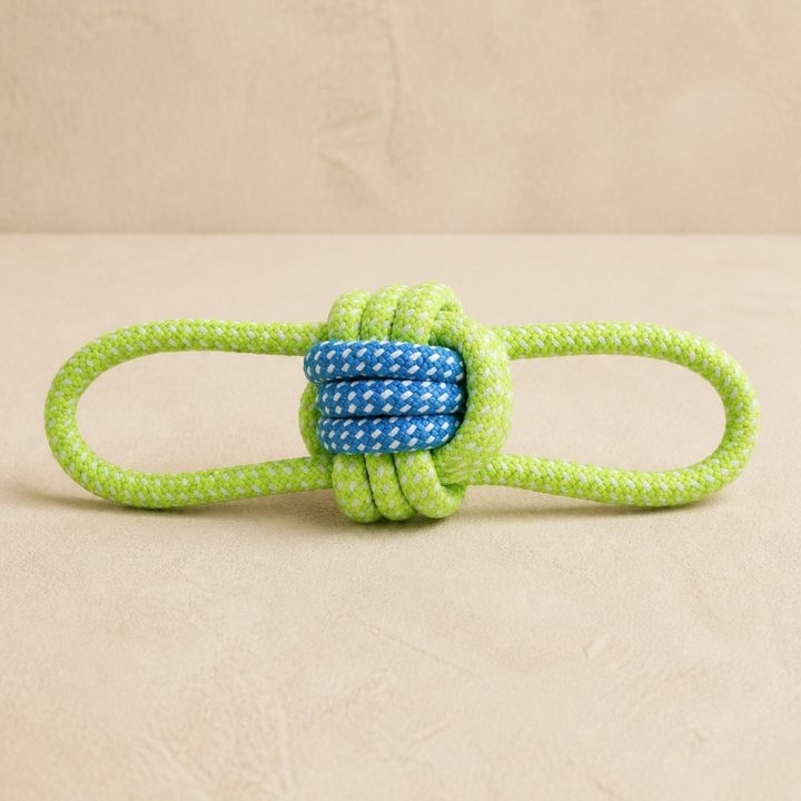 Cordes nouées Menthe — Double boucle