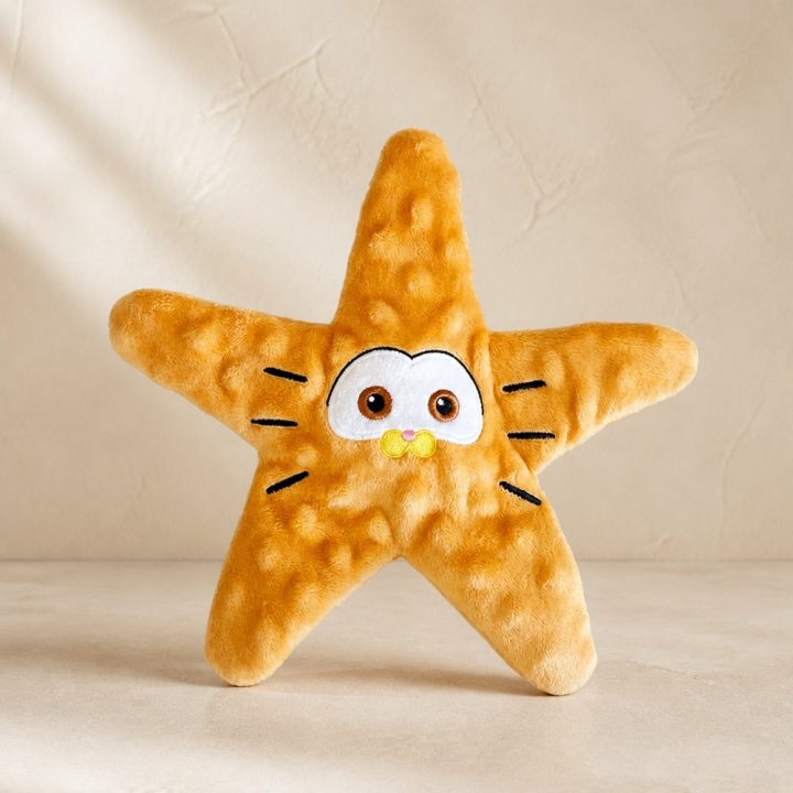 Étoile peluche Corail — photographie Museau Club