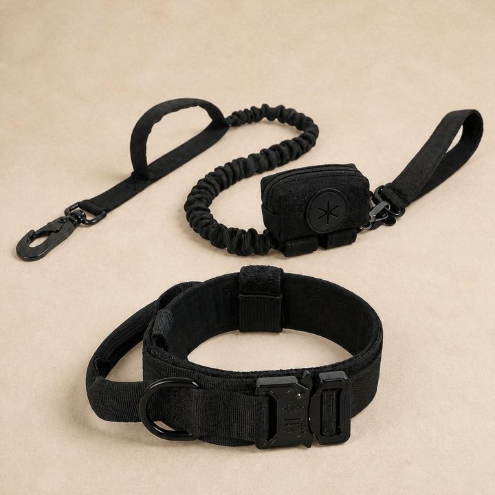 Laisse tactique Mistral — noir