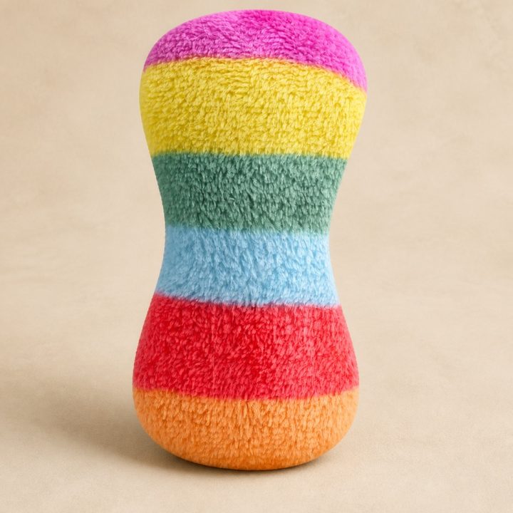Peluches sauvages Longues — Os arc-en-ciel