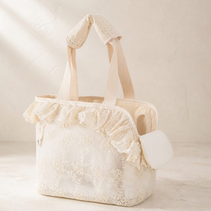 Sac dentelle Opale — photographie Museau Club