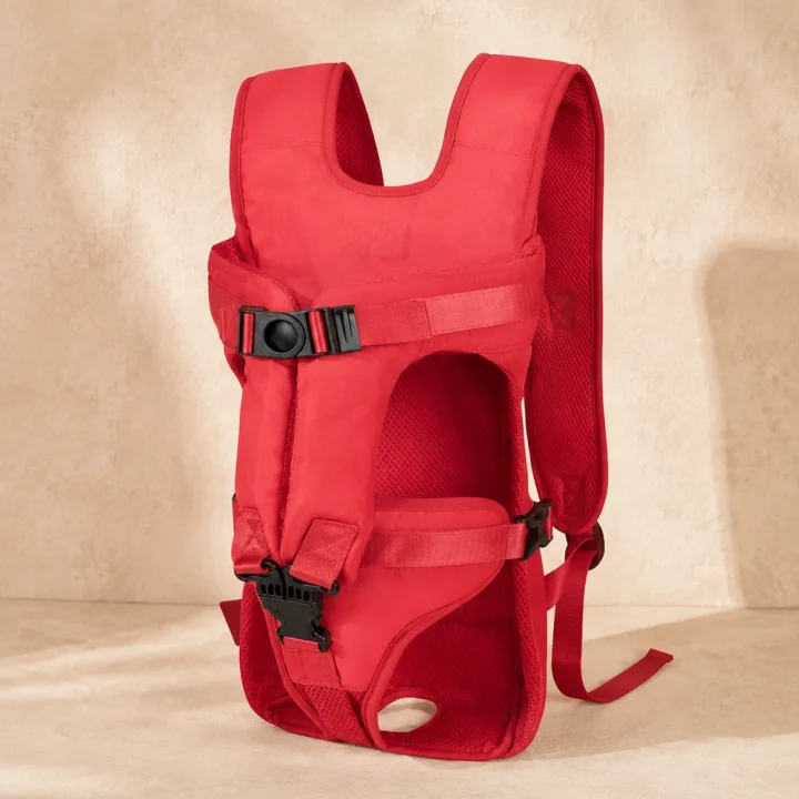 Sac ventral Atlas coloris Rouge Museau Club