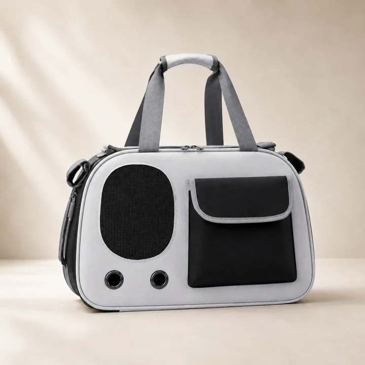 Sac cabine Horizon sur fond crème, photographie de présentation Museau Club